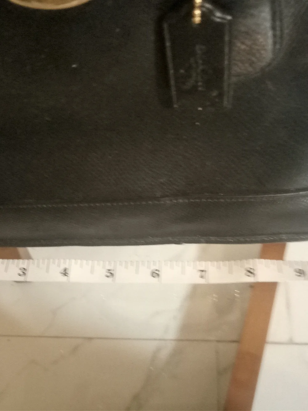 Coach Black Dome Satchel with Gold Hardware